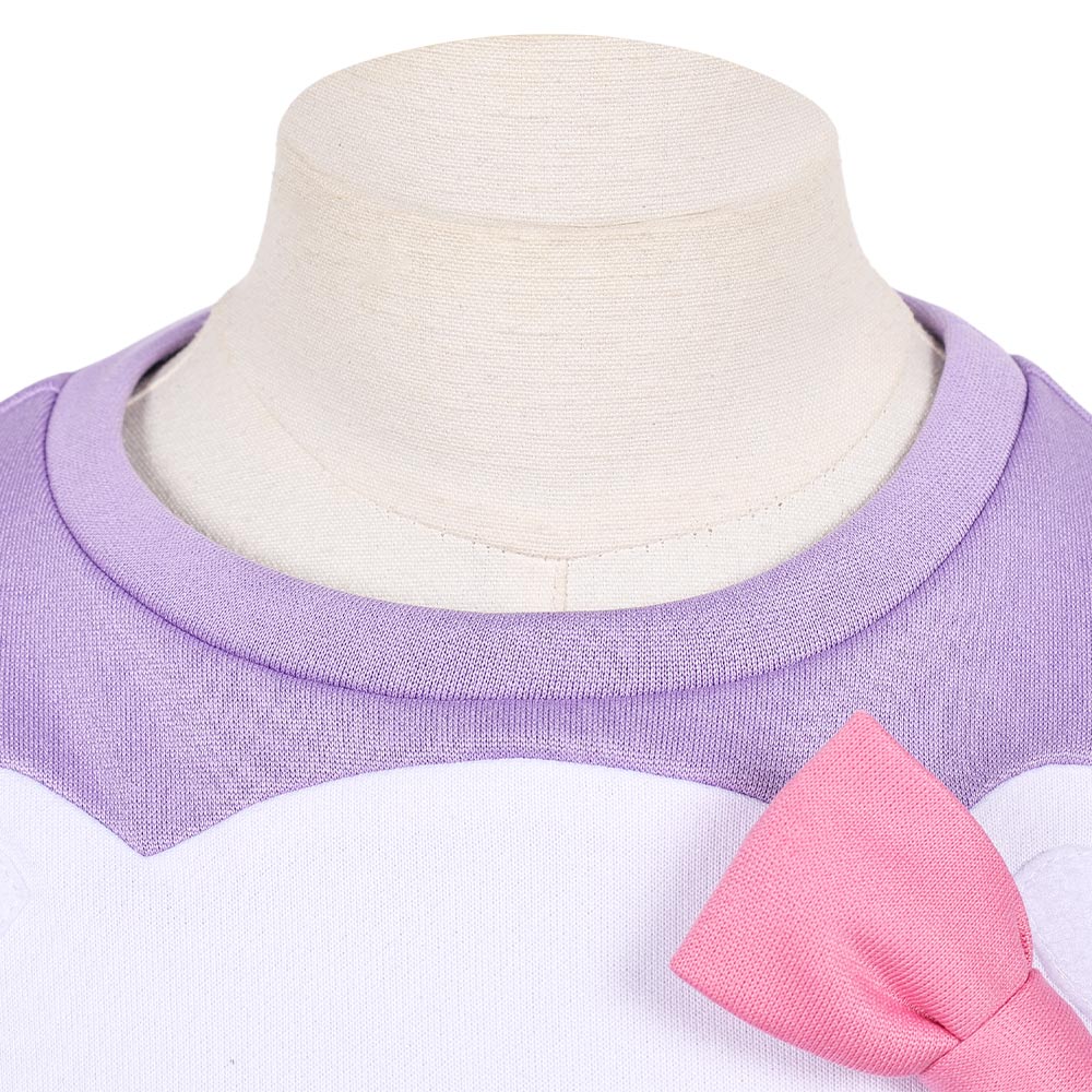 Kpop Demon Hunters Mira Purple Bear Pajamas For Kids Halloween Carnival Party Cosplay Costume