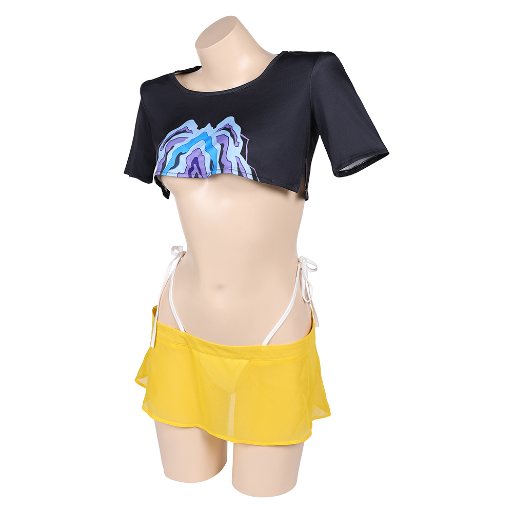 Kpop Demon Hunters Mira Sexy 2Pcs Outfits Halloween Carnival Party Cosplay Costume