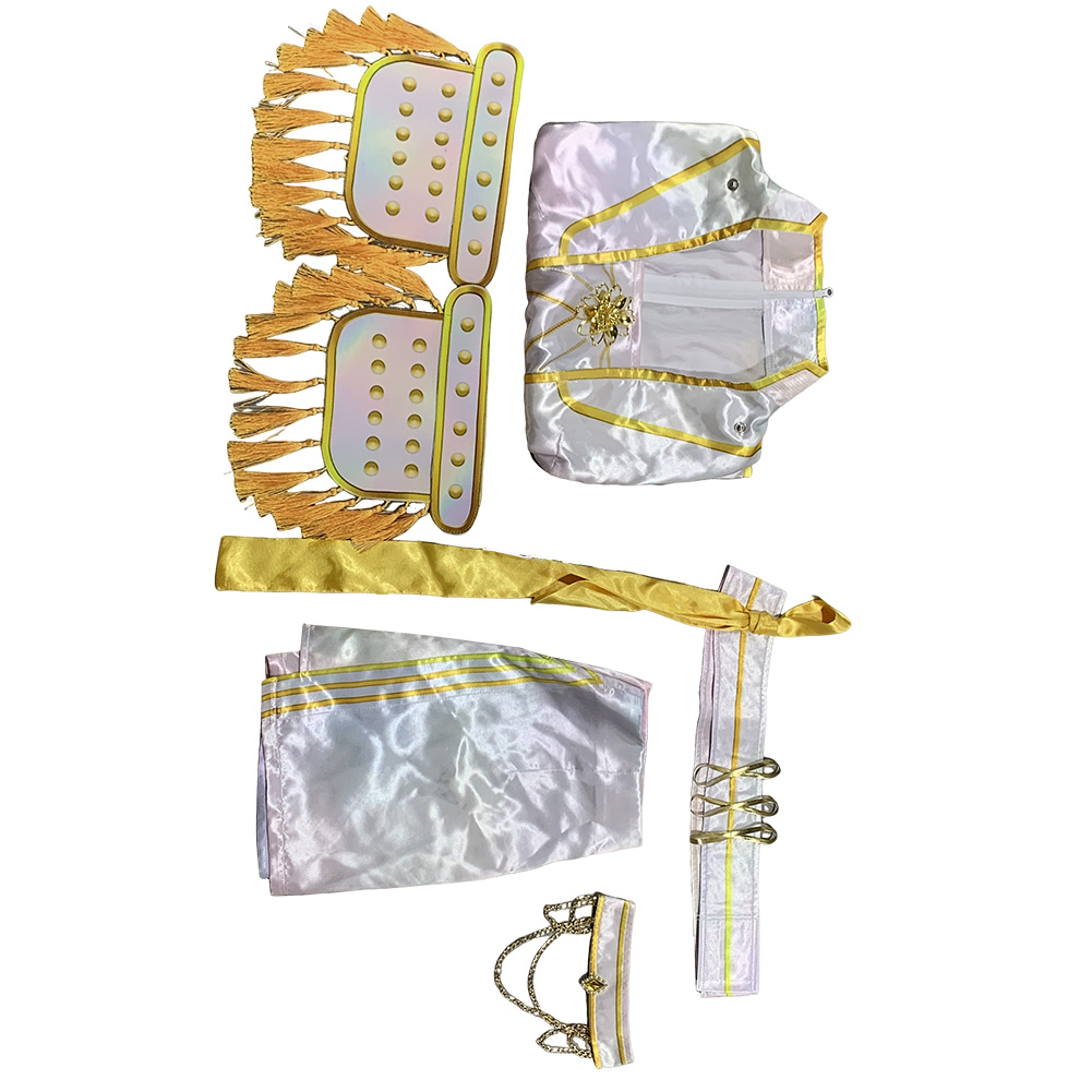 Kpop Demon Hunters Mira White Uniform  Halloween Carnival Party Cosplay Costume