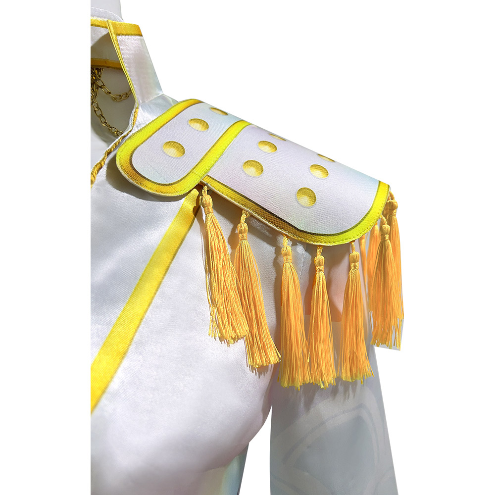 Kpop Demon Hunters Mira White Uniform  Halloween Carnival Party Cosplay Costume