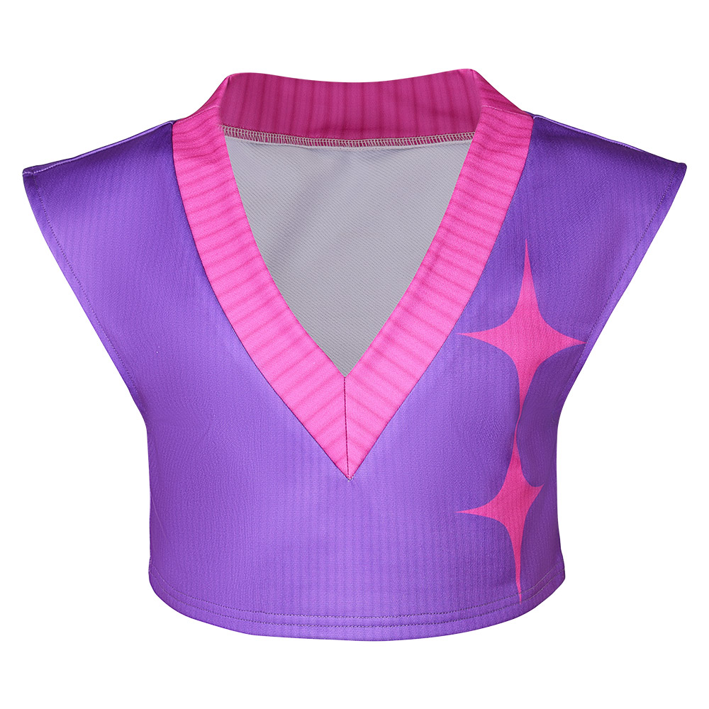 Kpop Demon Hunters Mystery Purple Men Vest Halloween Carnival Party Cosplay Costume