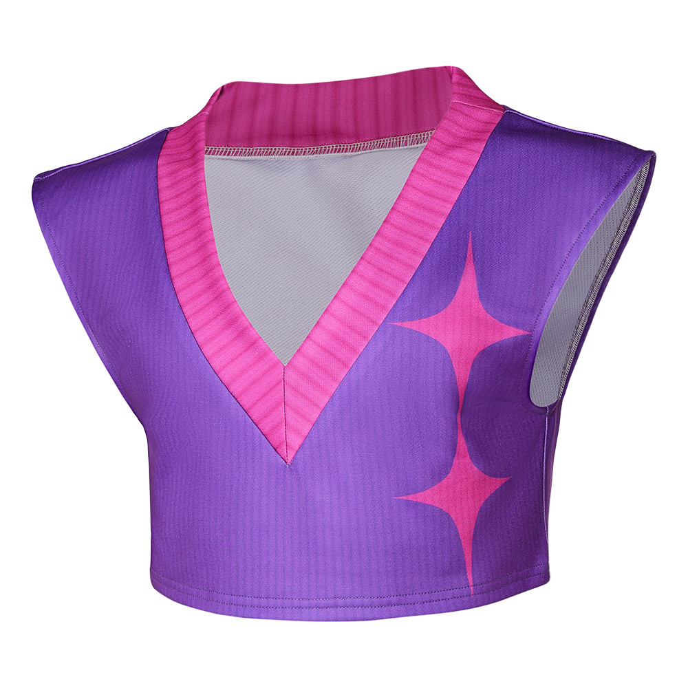 Kpop Demon Hunters Mystery Purple Men Vest Halloween Carnival Party Cosplay Costume