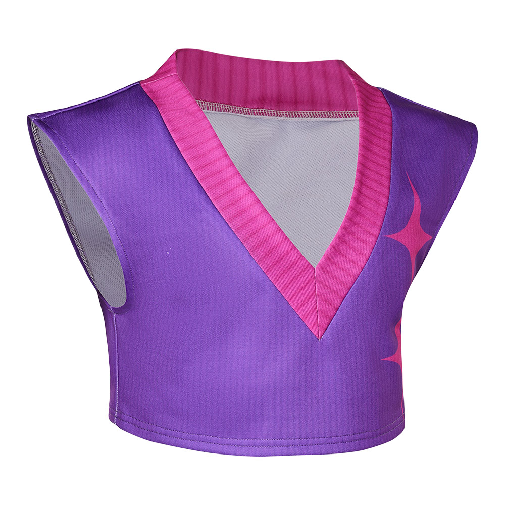 Kpop Demon Hunters Mystery Purple Men Vest Halloween Carnival Party Cosplay Costume