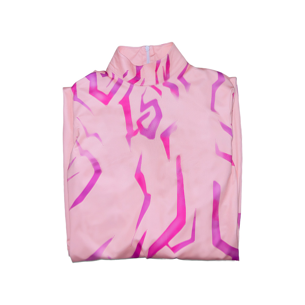 Kpop Demon Hunters Partial Demonic Tattoo Jumpsuit Halloween Carnival Party Cosplay Costume