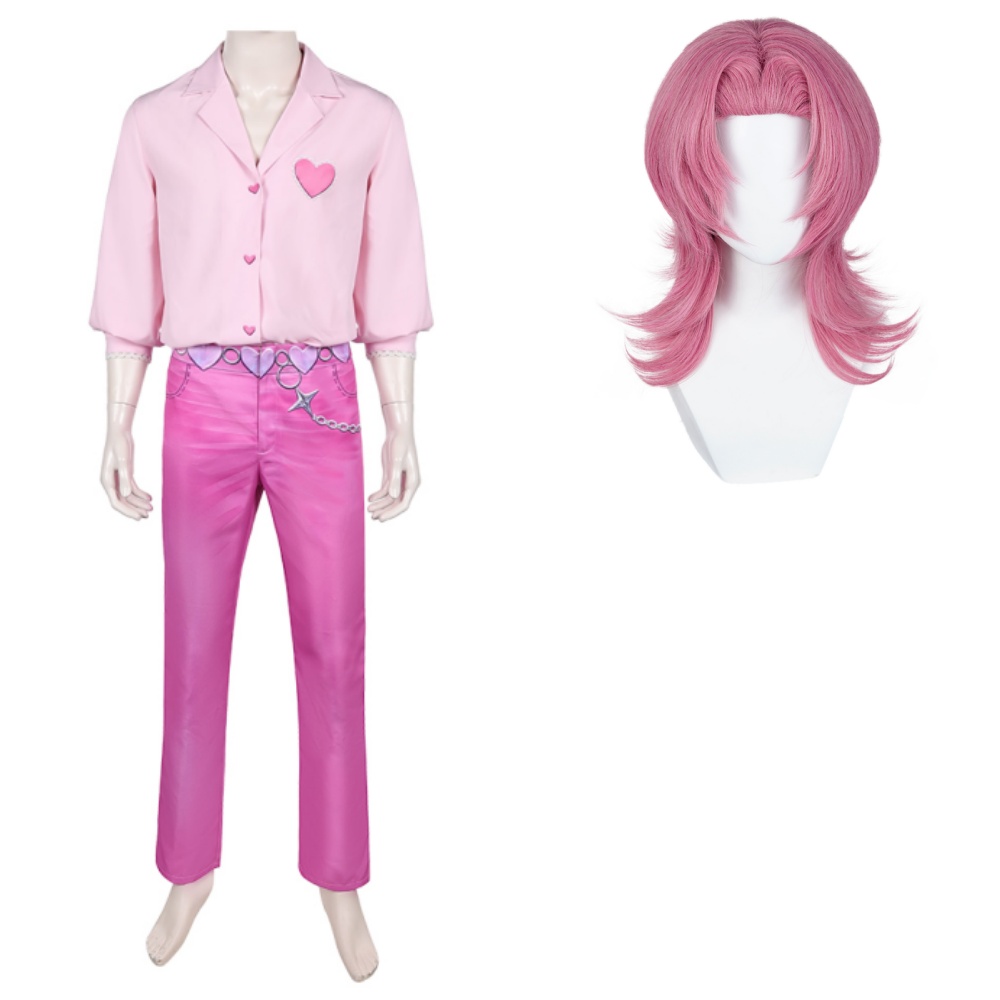 Kpop Demon Hunters Romance Pink Fullset Outfits Halloween Carnival Party Cosplay Costume
