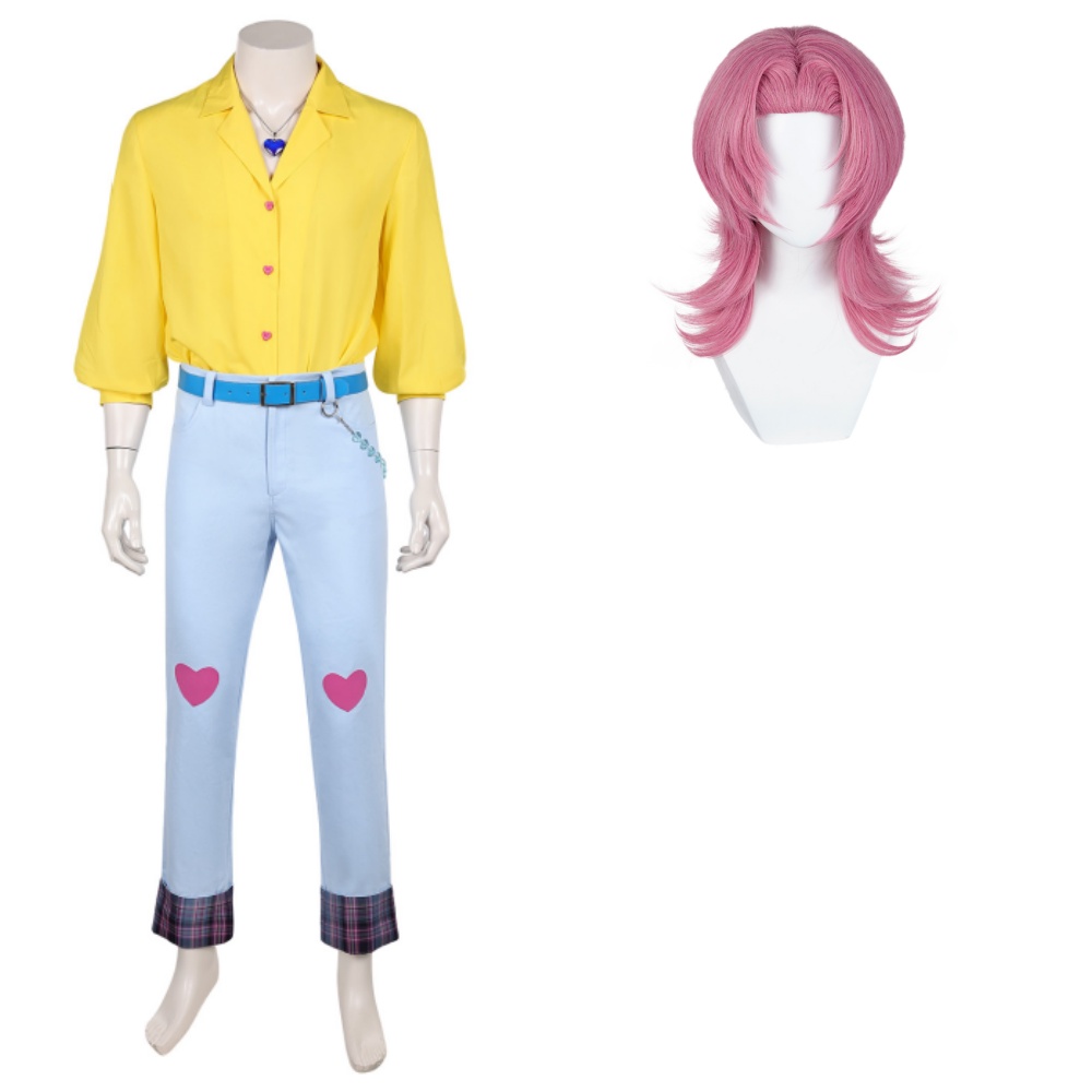 Kpop Demon Hunters Romance Soda Pop Top Pants Set Halloween Carnival Cosplay Costume