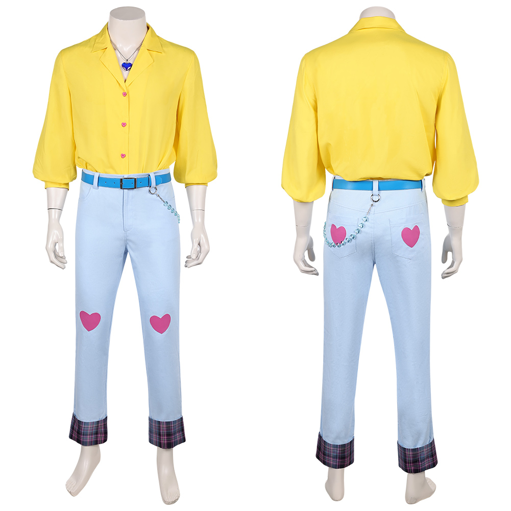 Kpop Demon Hunters Romance Soda Pop Top Pants Set Halloween Carnival Cosplay Costume