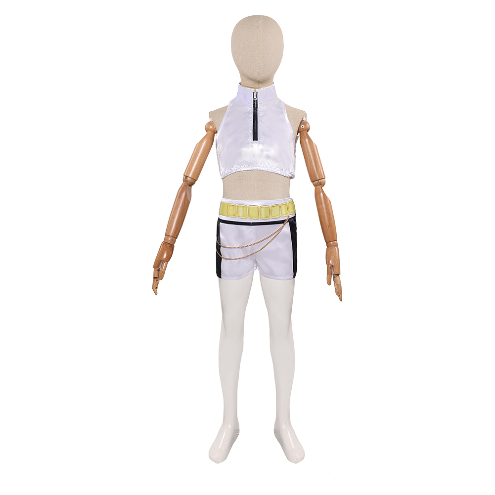 Kpop Demon Hunters Rumi Black Team Uniform Outfits For Kids Halloween Carnival Party Cosplay Costume