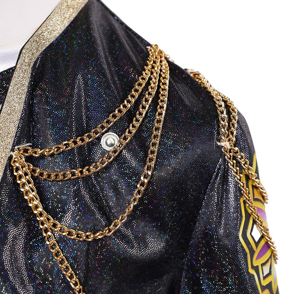 Kpop Demon Hunters Rumi Black Team Uniform Outfits For Kids Halloween Carnival Party Cosplay Costume