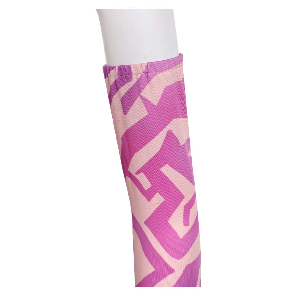 Kpop Demon Hunters Rumi Demonic Pattern Gloves Halloween Carnival Costume Accessories