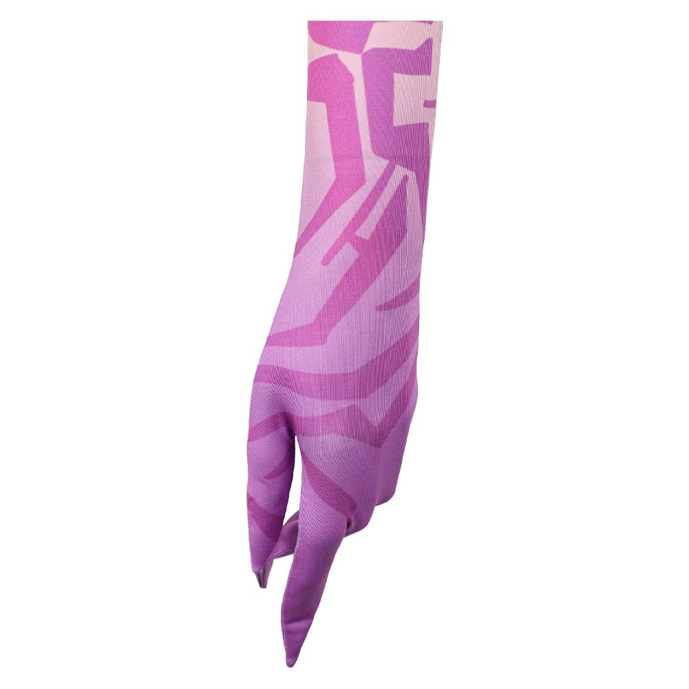 Kpop Demon Hunters Rumi Demonic Pattern Gloves Halloween Carnival Costume Accessories