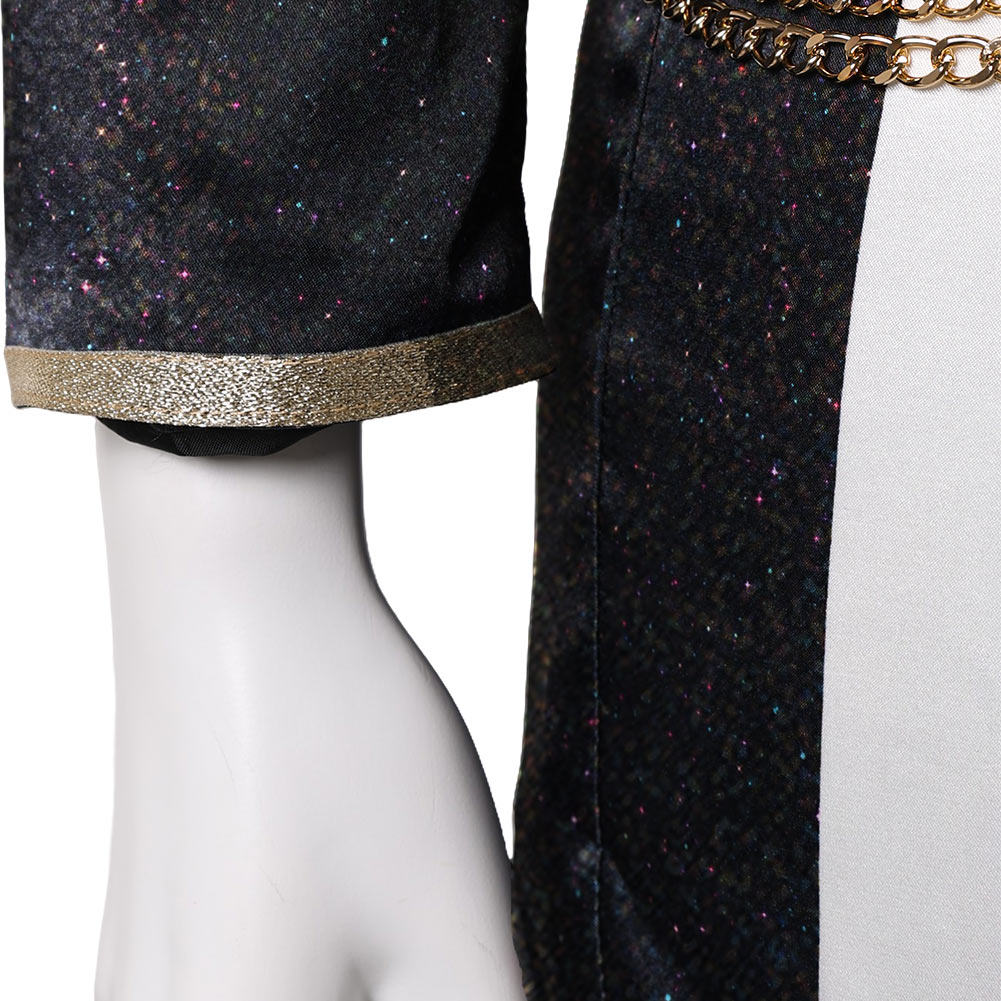 Kpop Demon Hunters Rumi Golden Black Uniform Halloween Carnival Party Cosplay Costume