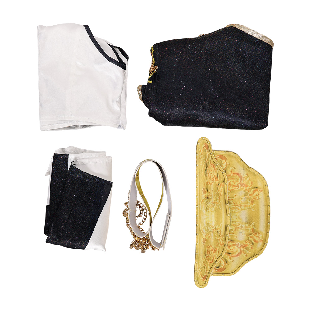 Kpop Demon Hunters Rumi Golden Black Uniform Halloween Carnival Party Cosplay Costume