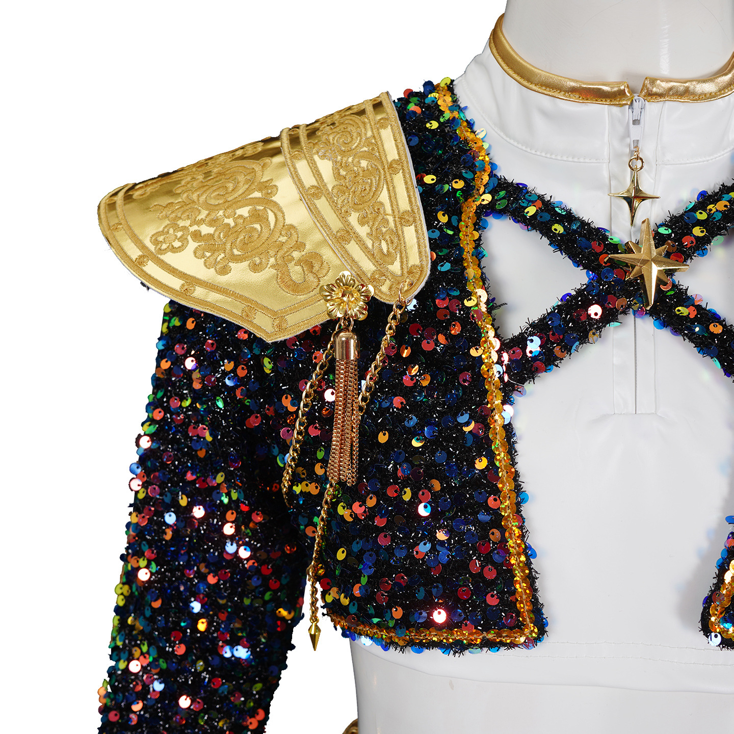 Kpop Demon Hunters Rumi Golden Stage Outfits For Kids Children Halloween Carnival Party Cosplay Costume