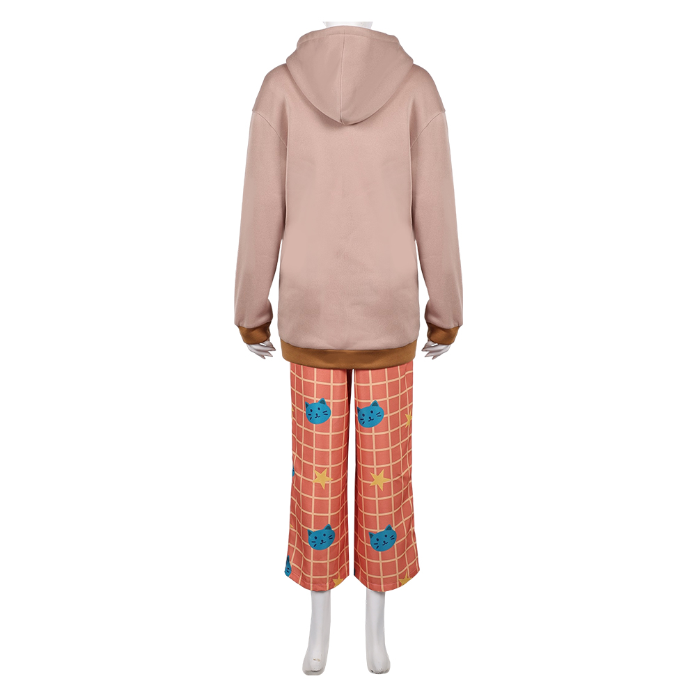 Kpop Demon Hunters Rumi Hoodie Pants Pajamas Set Halloween Carnival Party Cosplay Costume