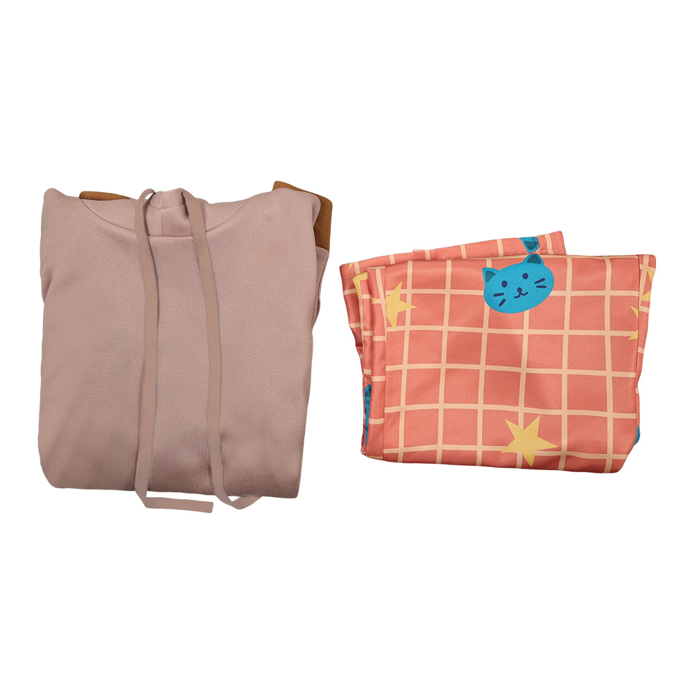 Kpop Demon Hunters Rumi Hoodie Pants Pajamas Set Halloween Carnival Party Cosplay Costume