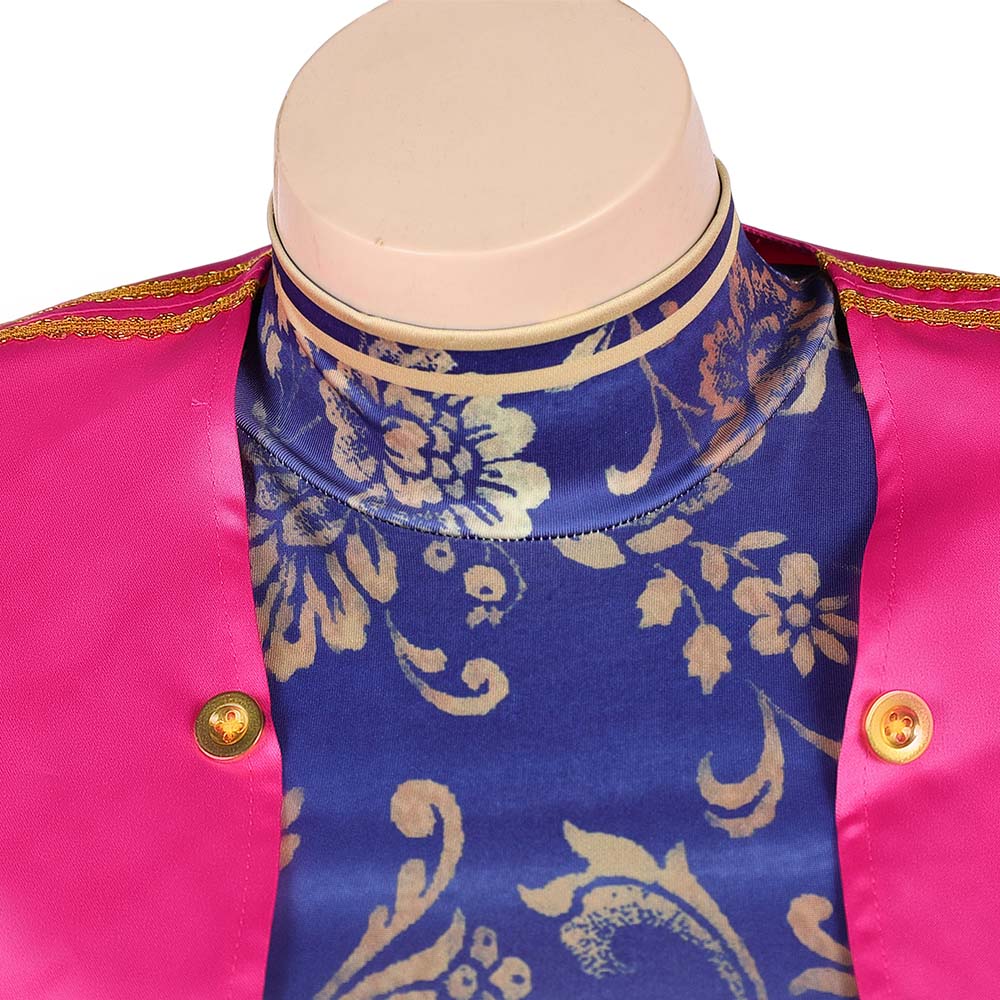 Kpop Demon Hunters Rumi Pink Top Pants Set Gala Outfits Halloween Carnival Party Cosplay Costume