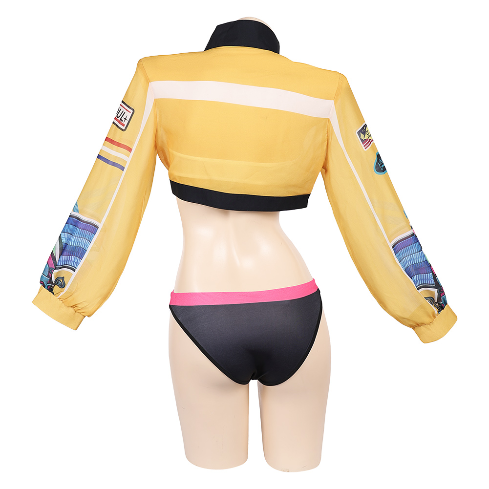 Kpop Demon Hunters Rumi Sexy Top Pants Set Outfits Halloween Carnival Party Cosplay Costume