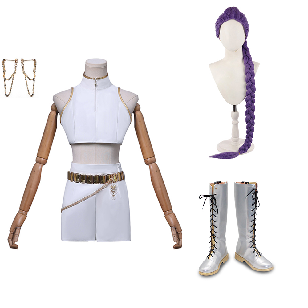 Kpop Demon Hunters Rumi What it Sounds Like Halloween Carnival Party Cosplay Costume