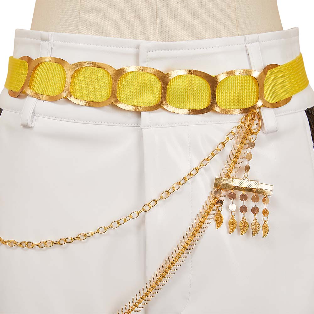 Kpop Demon Hunters Rumi White Stage Fullset Outfits Halloween Carnival Party Cosplay Costume