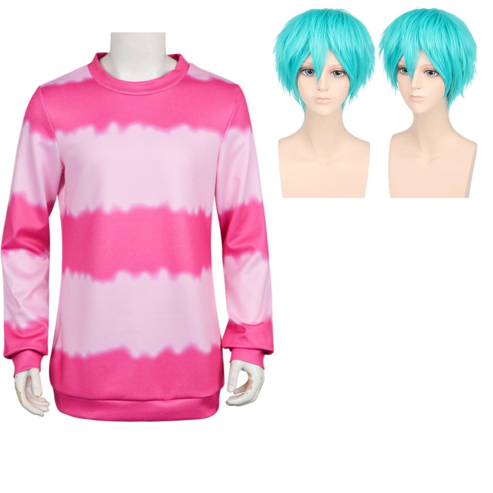 Kpop Demon Hunters Saja Boys Baby Pink Top Outfits Halloween Carnival Party Cosplay Costume