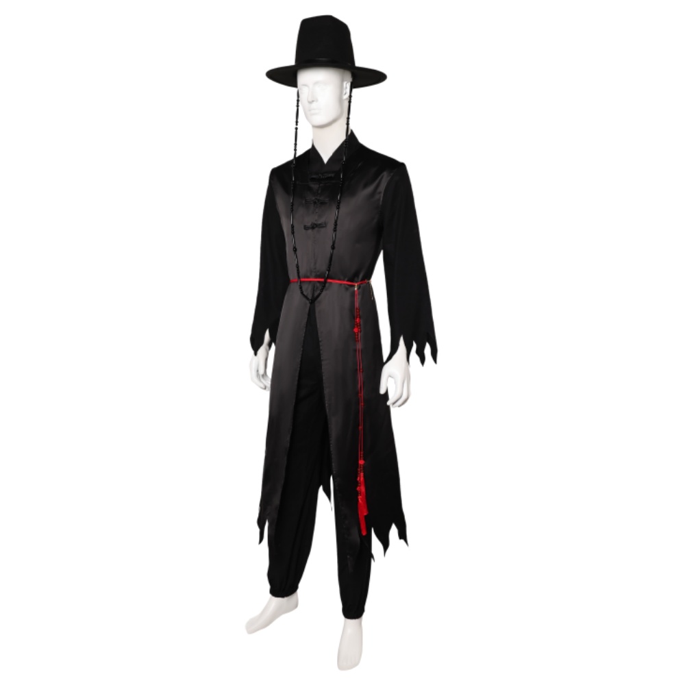 Kpop Demon Hunters Saja Boys Your Idol Black Fullset Outfits Halloween Carnival Party Cosplay Costume