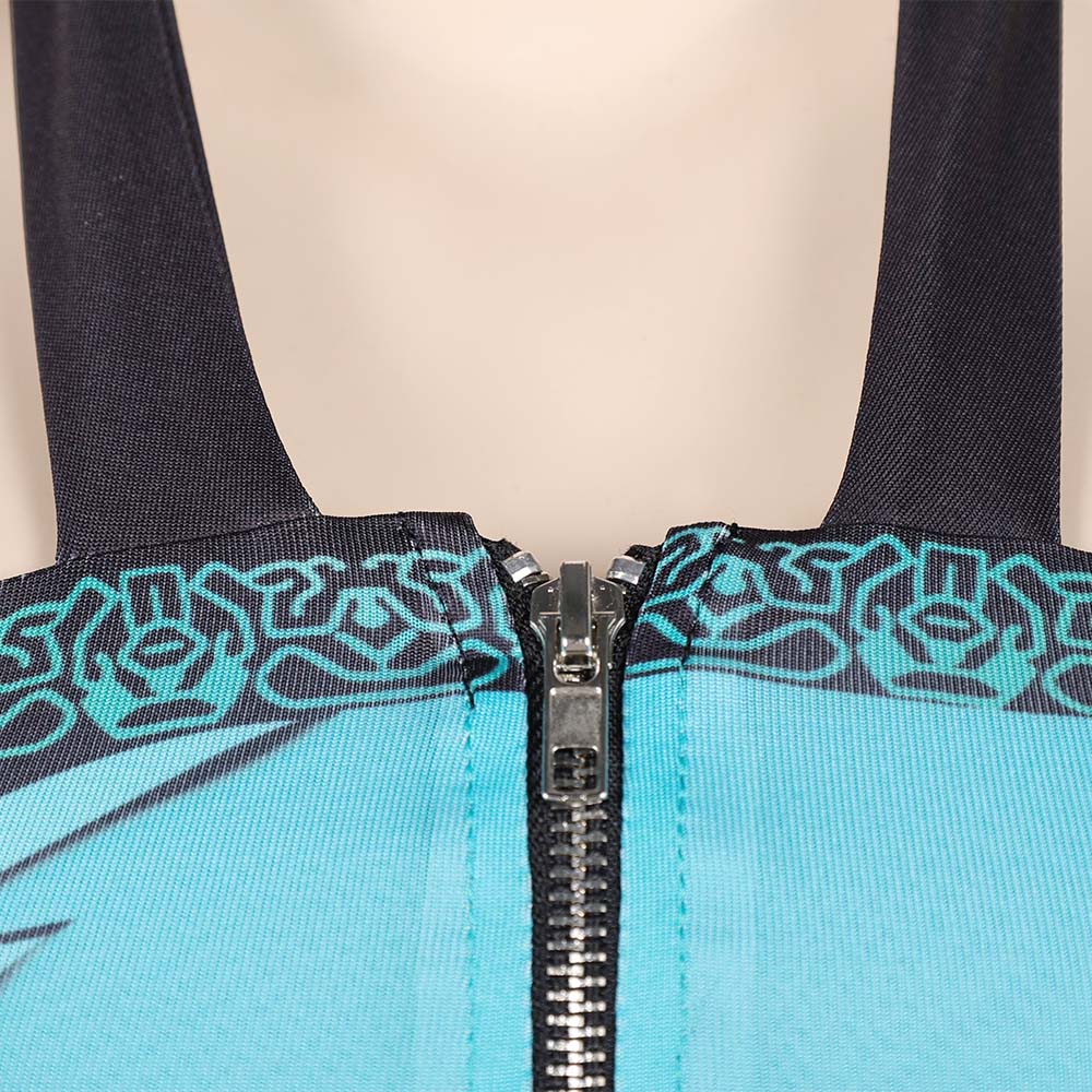 Kpop Demon Hunters Zoey 2Pcs Swimsuit Halloween Carnival Party Cosplay Costume Original Design