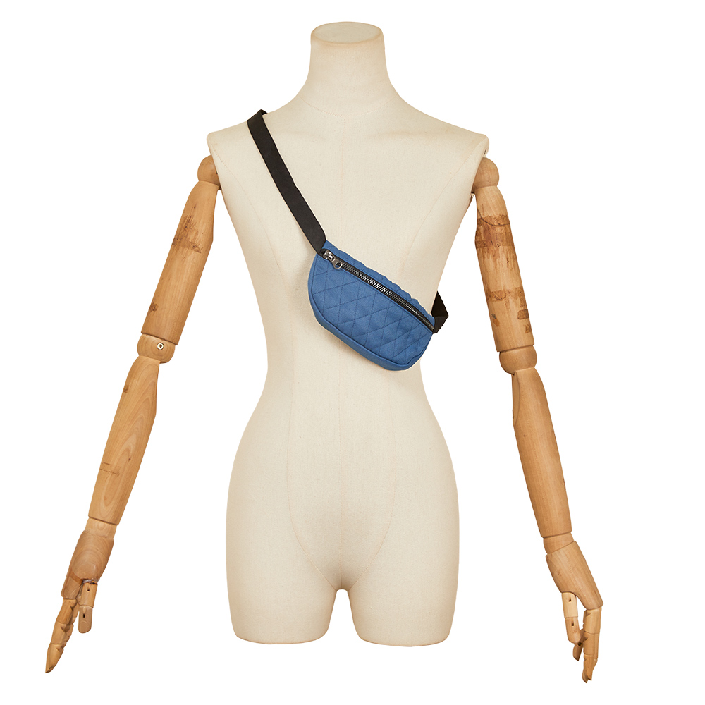 Kpop Demon Hunters Zoey Blue Crossbody Bag Halloween Carnival Party Cosplay Costume Accessories