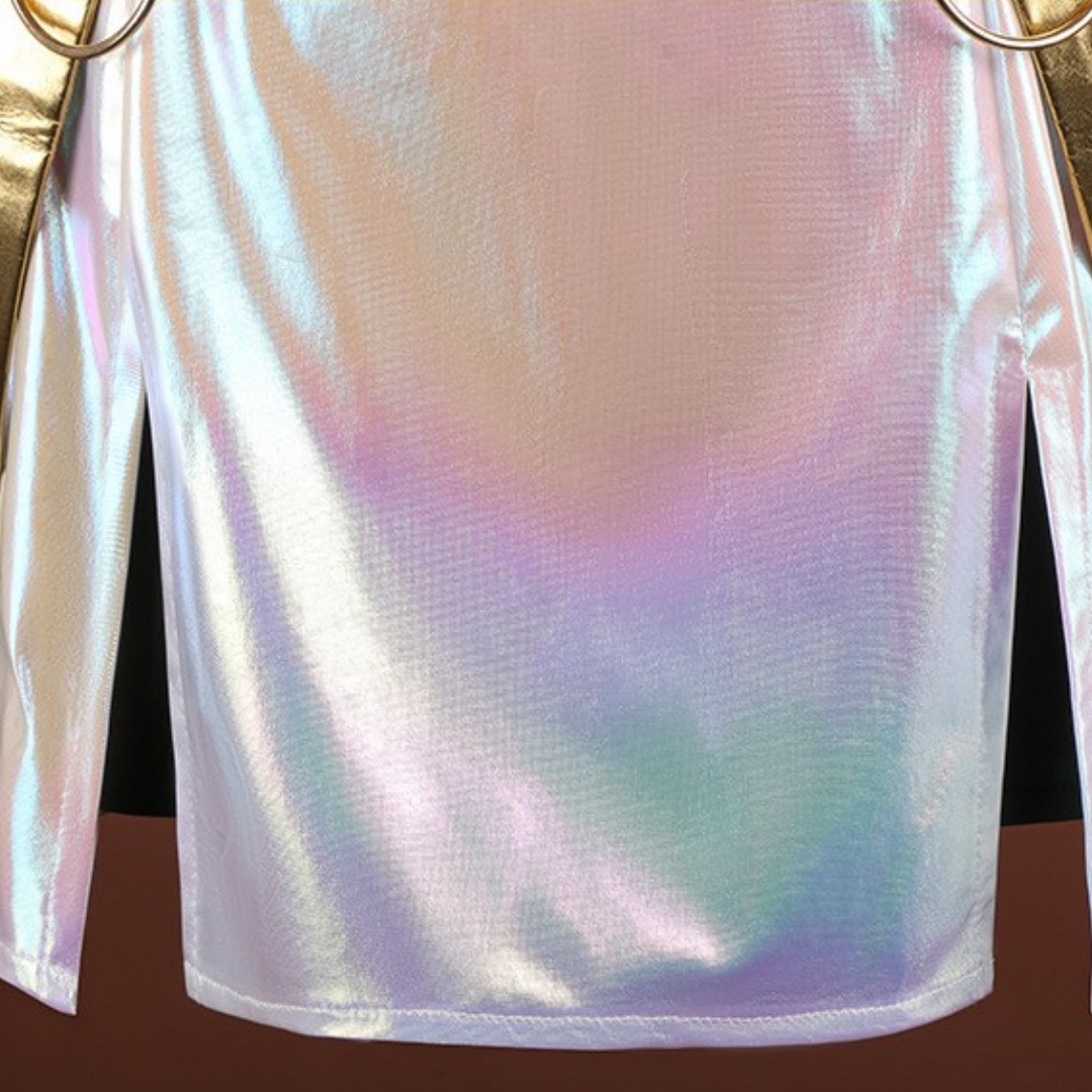 Kpop Demon Hunters Zoey Golden Black Stage Uniform Halloween Carnival Party Cosplay Costume