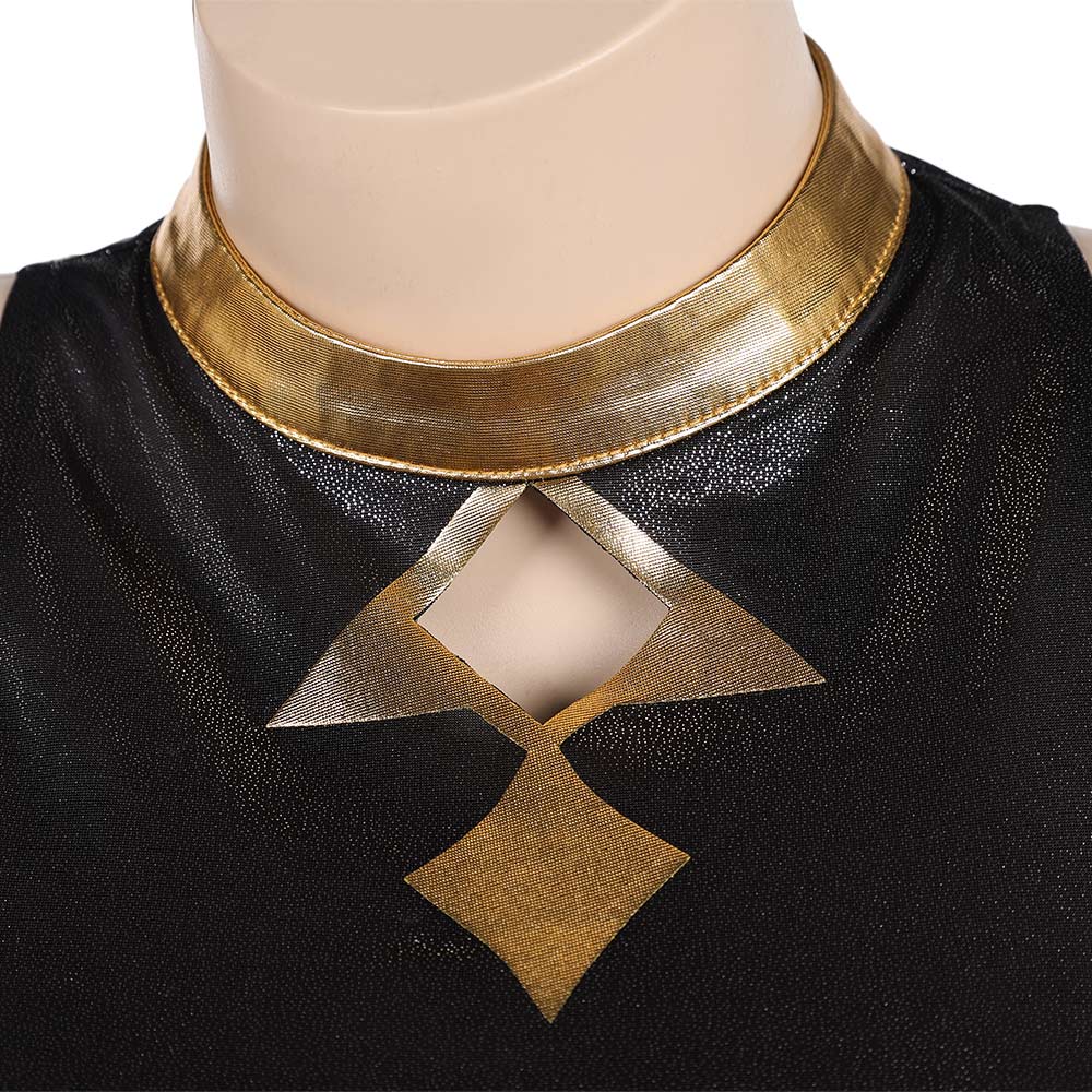 Kpop Demon Hunters Zoey Golden White Uniform Halloween Carnival Party Cosplay Costume