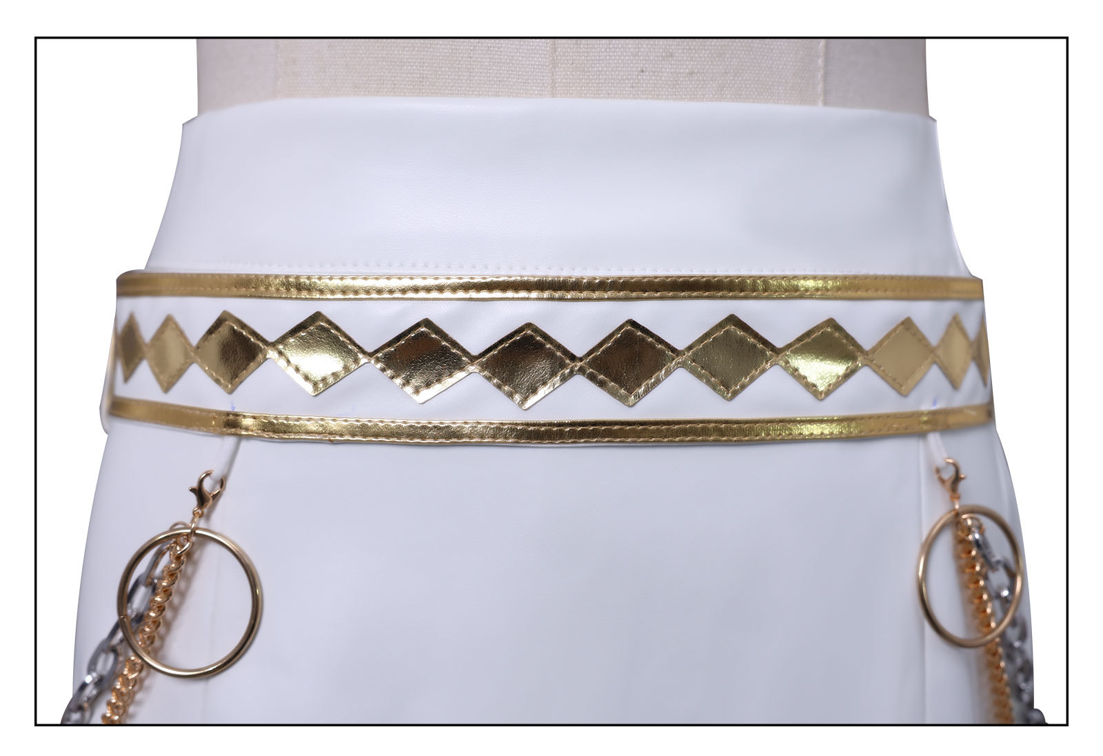 Kpop Demon Hunters Zoey What it Sounds Like White Uniform Stage Outfits Halloween Party Cosplay Costume