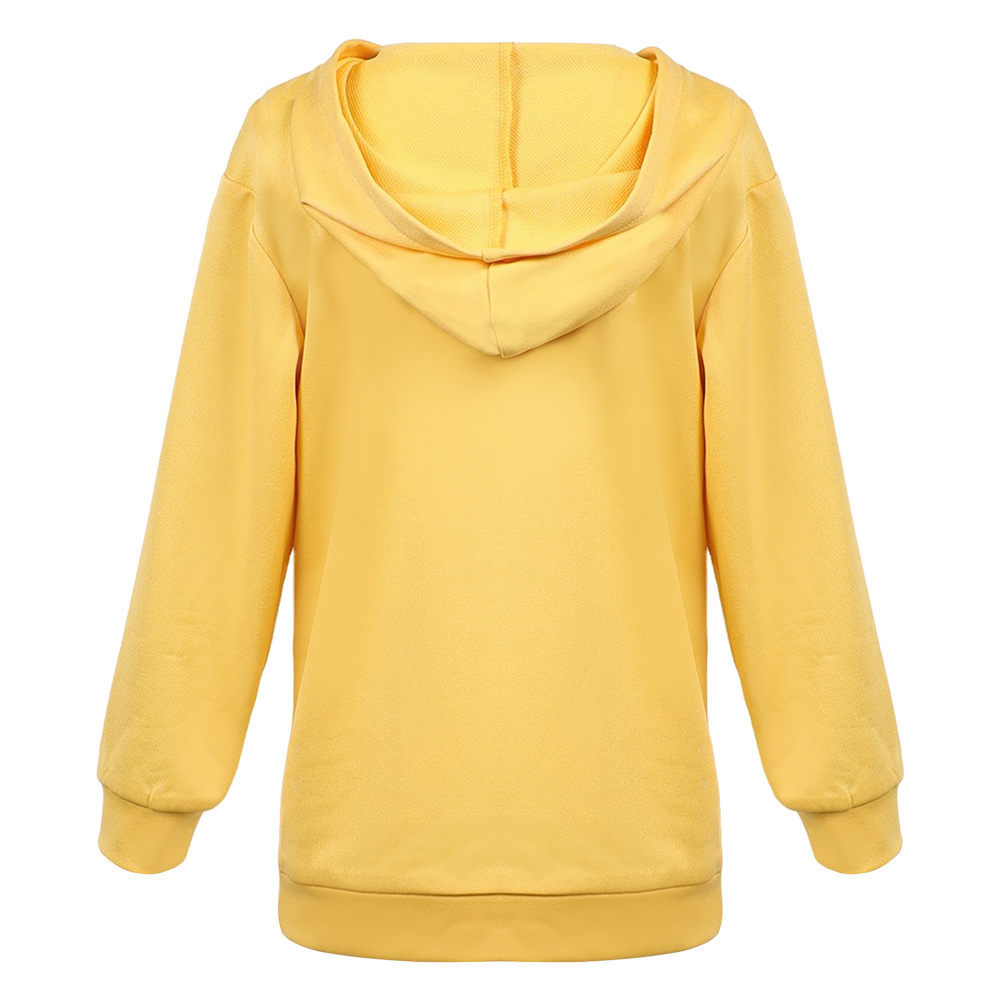 Kpop Demon Hunters Zoey Yellow Hoodie Sweater For Kids Halloween Carnival Party Cosplay Costume