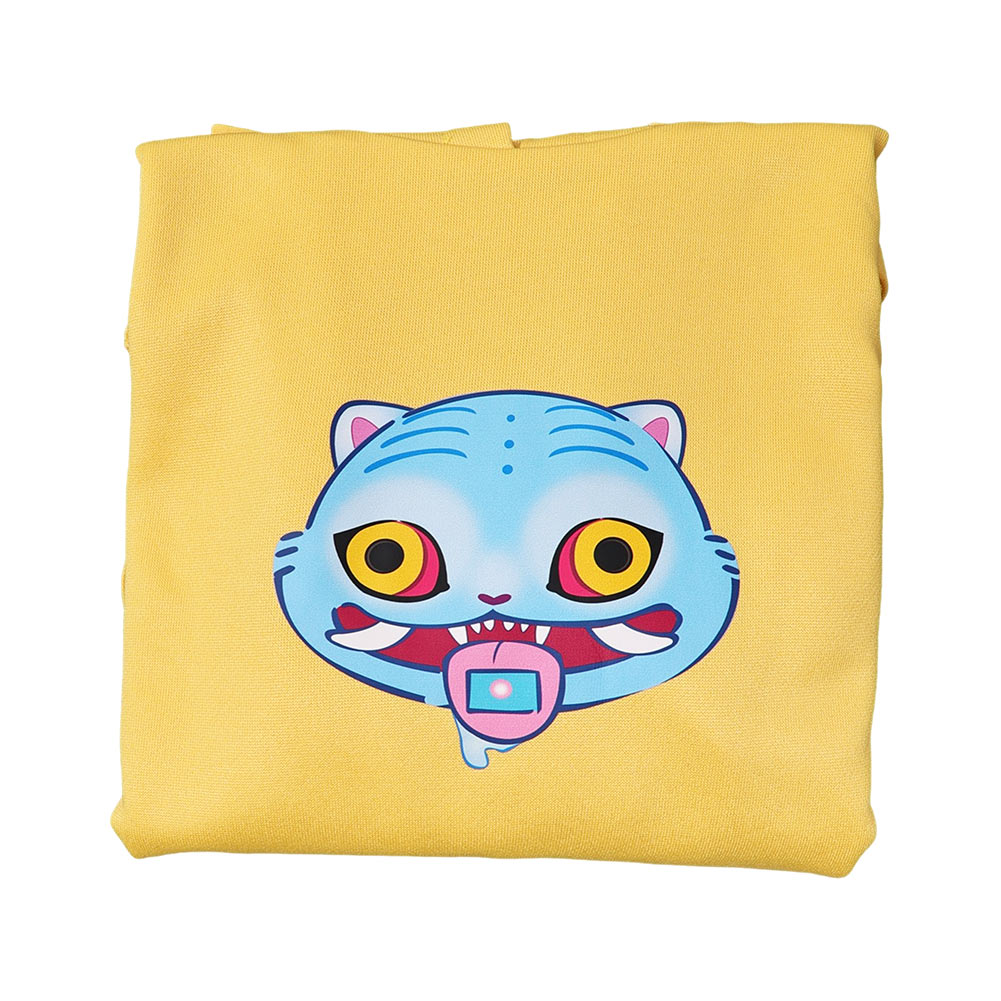 Kpop Demon Hunters Zoey Yellow Hoodie Sweater For Kids Halloween Carnival Party Cosplay Costume