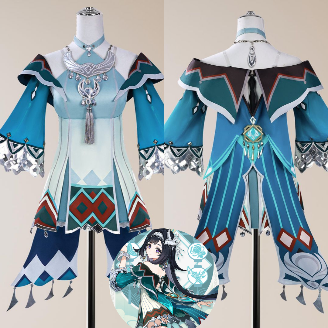 Genshin Impact Lan Yan Fullset Outfits Halloween Carnival Cosplay Costume