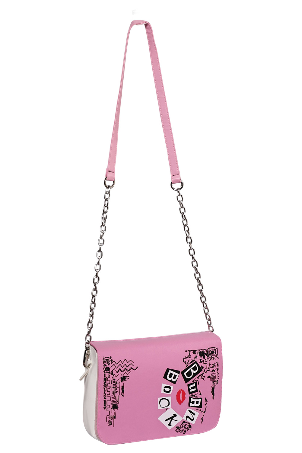 Mean Girls 2024 Burn Book Cosplay Pink Shoulder Bag Halloween Costume Accessories