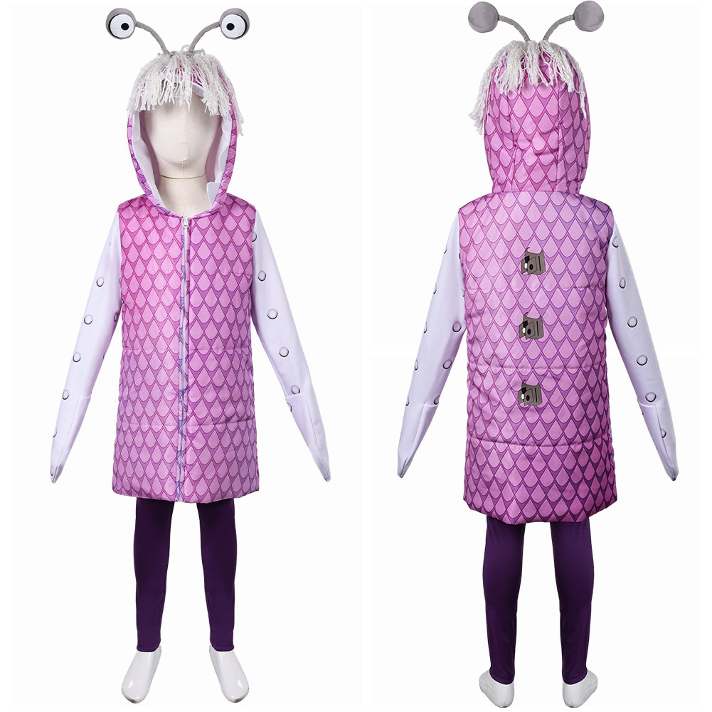 Monsters Inc Boo Kids Children Purple Monster Cover Halloween Carnival Party Cosplay