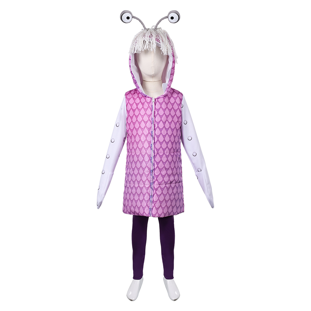 Monsters Inc Boo Kids Children Purple Monster Cover Halloween Carnival Party Cosplay