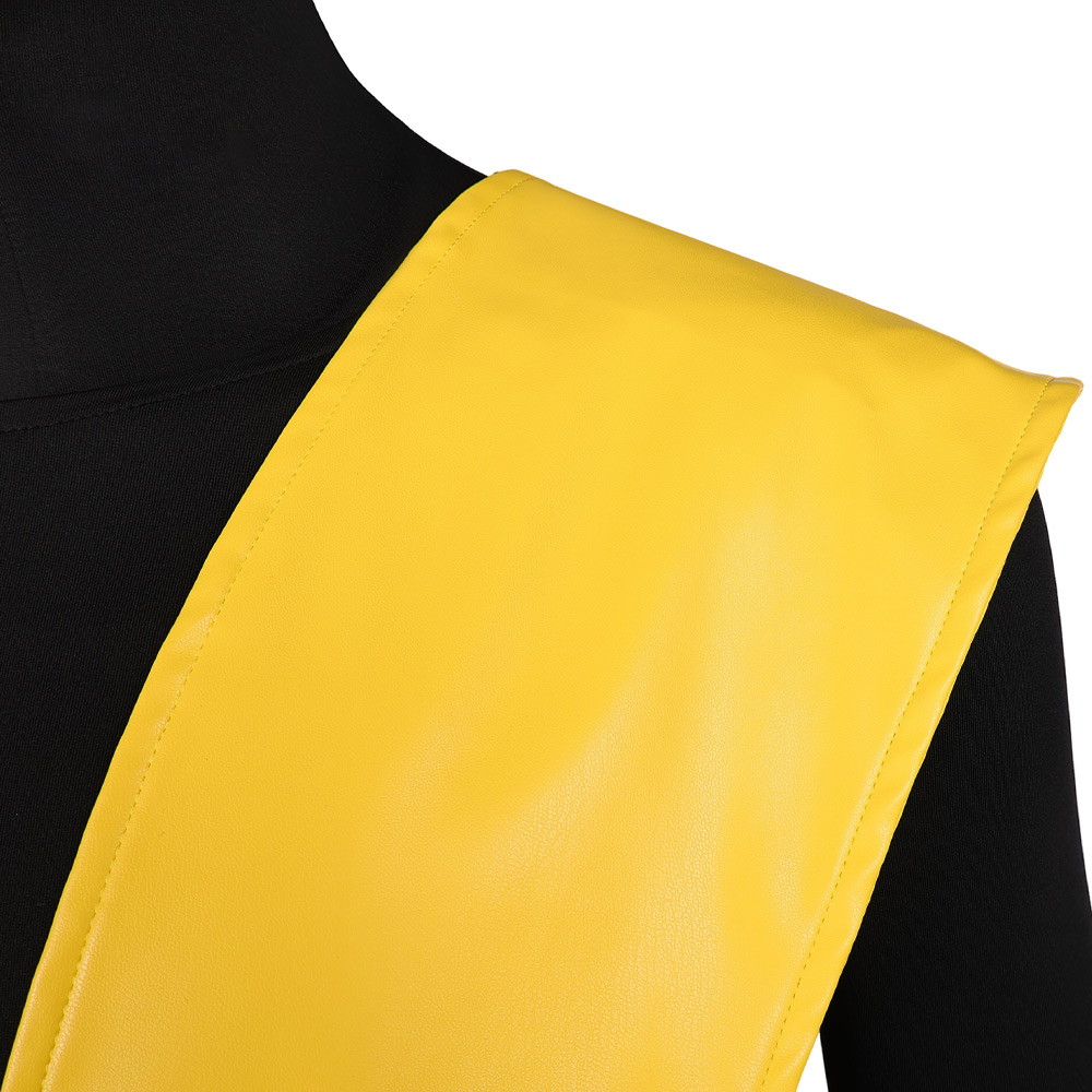 Mortal Kombat Scorpion Classic Yellow Ninja Outfits Halloween Carnival Party Cosplay Costume