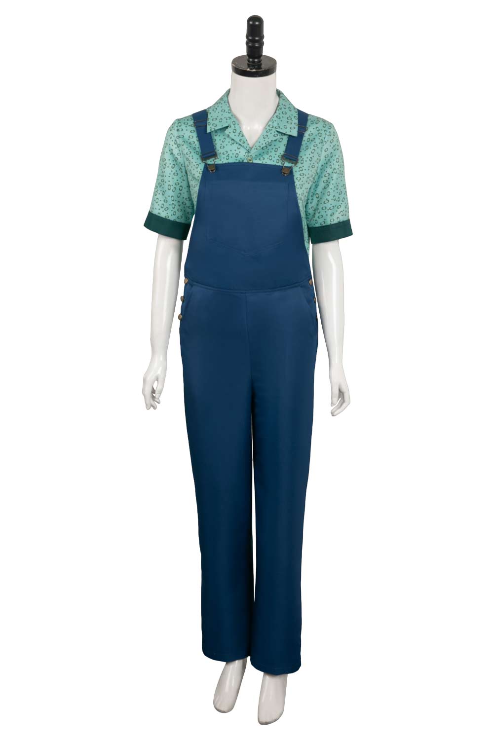 Movie 2024 Ghostbusters: Frozen Empire Phoebe Printed Overalls Outfits Halloween Carnival Suit Cosplay Costume