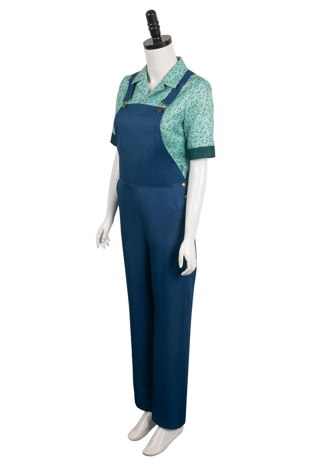 Movie 2024 Ghostbusters: Frozen Empire Phoebe Printed Overalls Outfits Halloween Carnival Suit Cosplay Costume