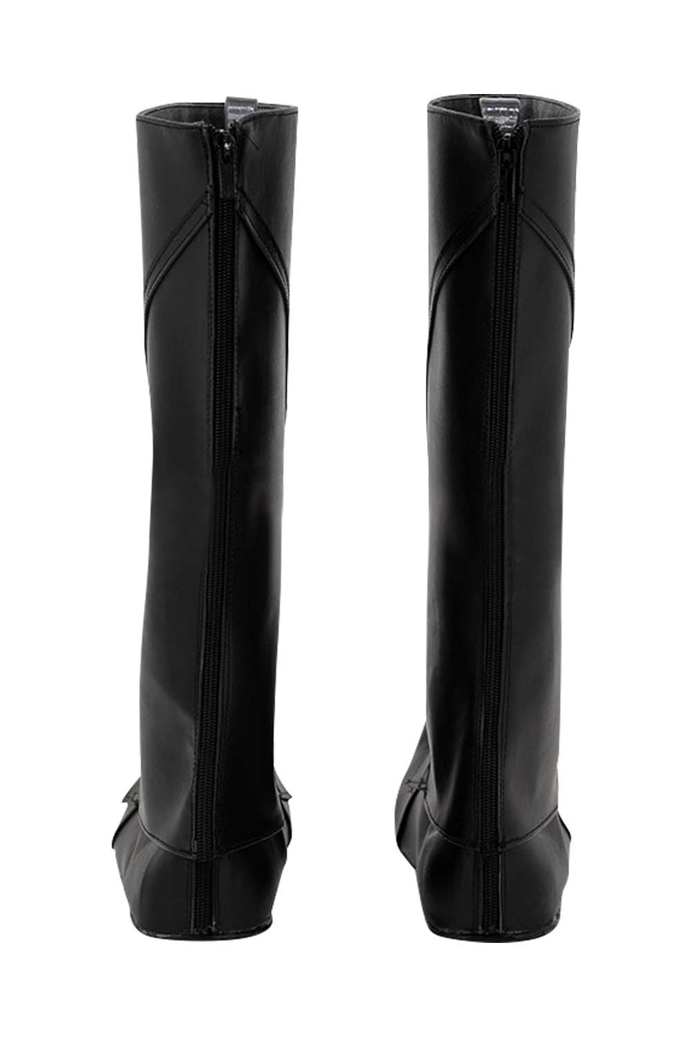 Movie Ahsoka Tano Cosplay Black PU Leather Shoes Boots Halloween Custom Made Costumes Accessory