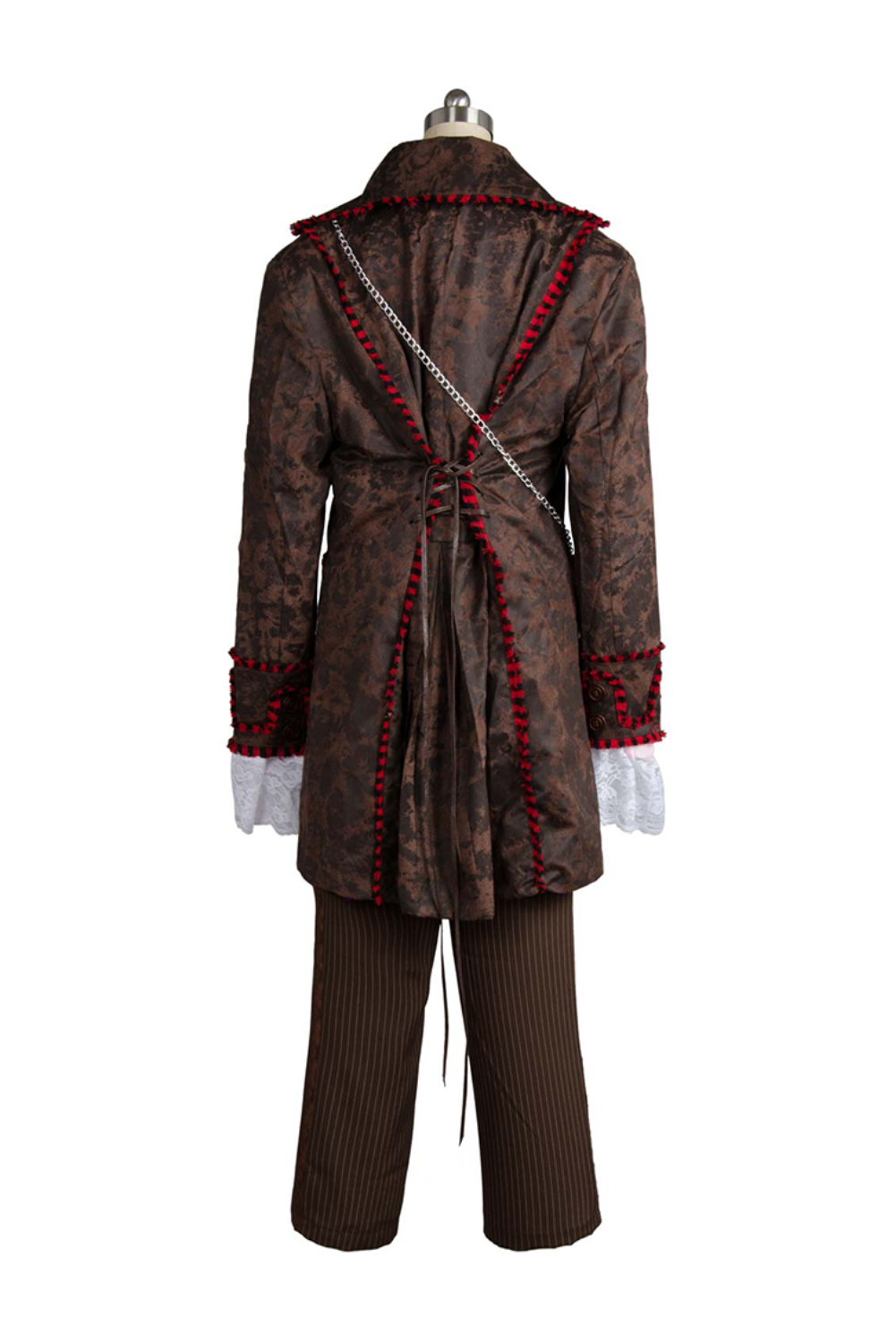 Movie Alice In Wonderland Johnny Depp Mad Hatter Outfits Halloween Carnival Suit Cosplay Costume