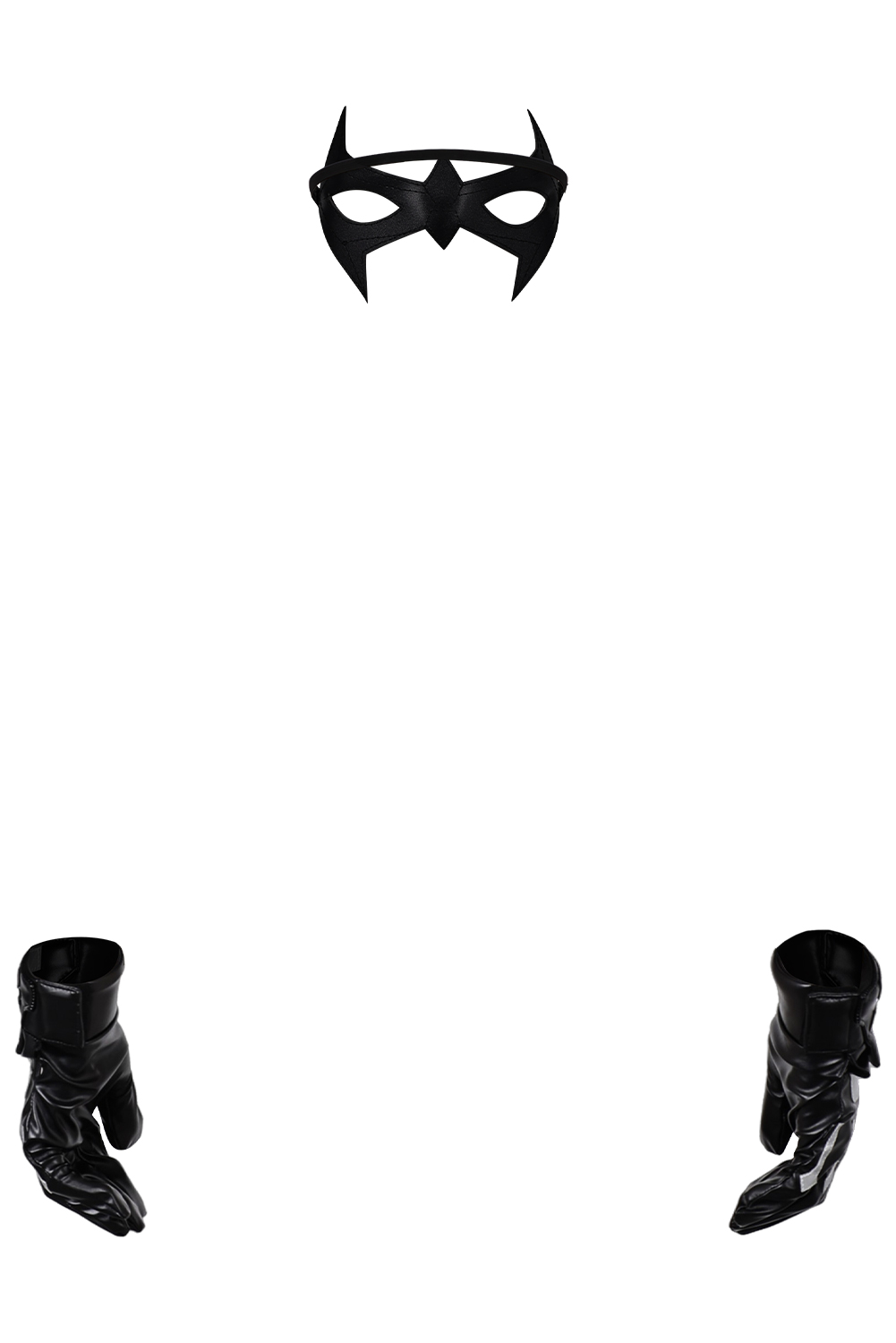 Movie Batman: Under the Red Hood Nightwing Cosplay Blindfold Gloves Halloween Carnival Costume Accessories