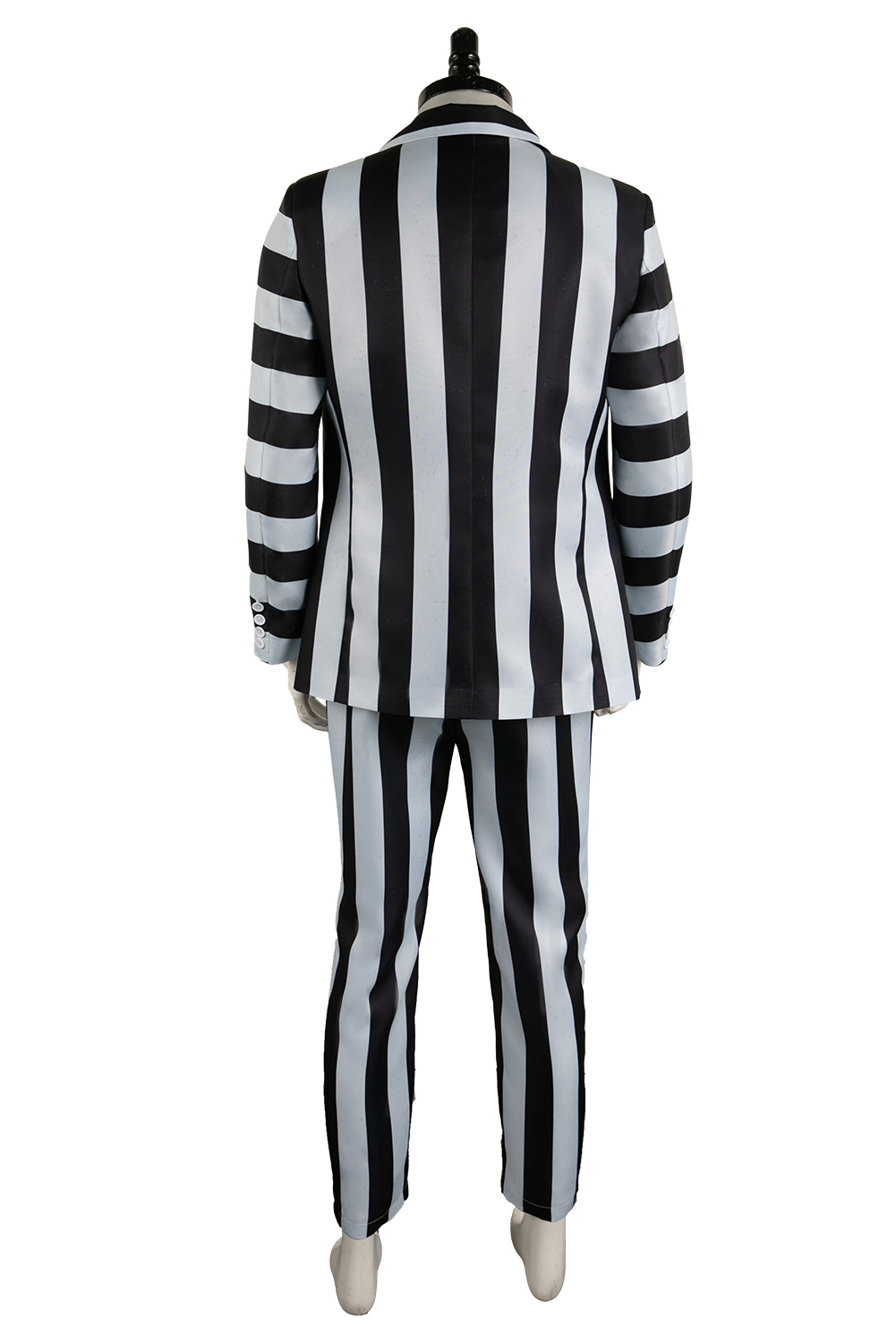 Movie Beetlejuice 2024 ArchMage Beetlejuice Striped Set Outfits Halloween Carnival Suit Cosplay Costume