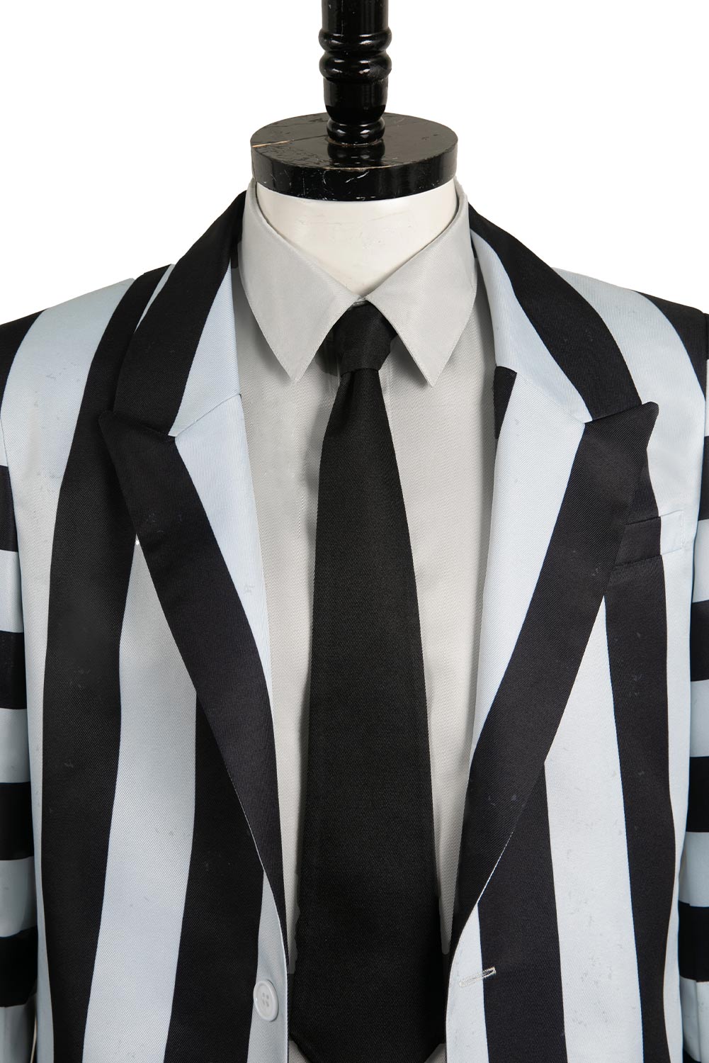 Movie Beetlejuice 2024 ArchMage Beetlejuice Striped Set Outfits Halloween Carnival Suit Cosplay Costume