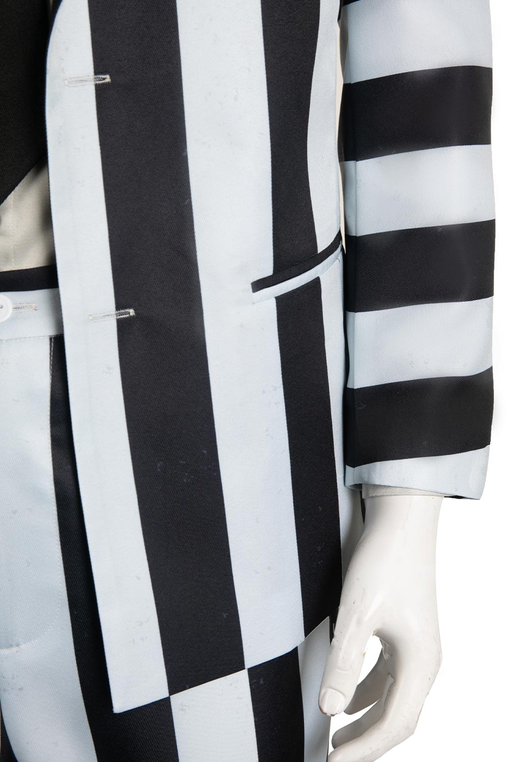 Movie Beetlejuice 2024 ArchMage Beetlejuice Striped Set Outfits Halloween Carnival Suit Cosplay Costume