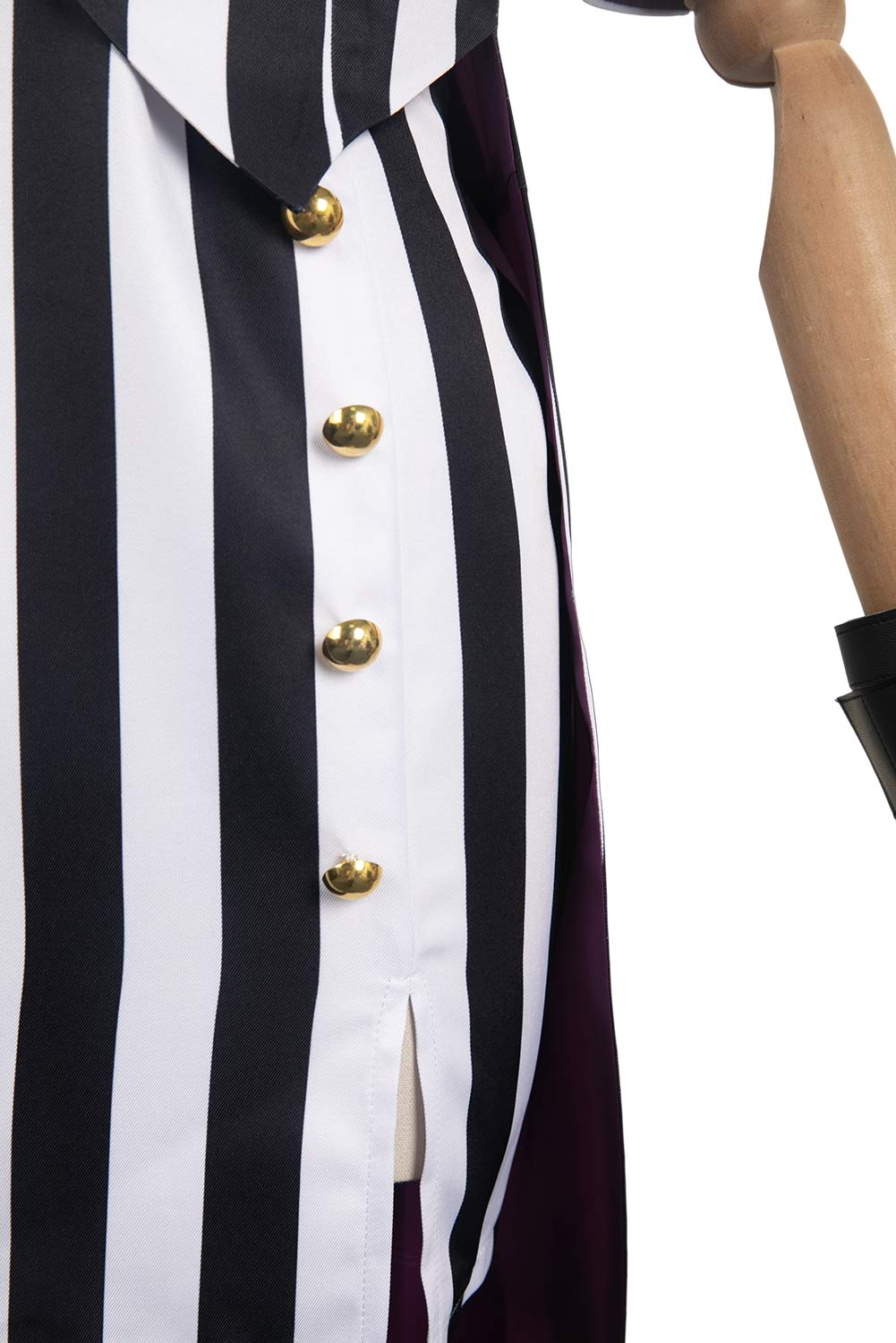 Movie Beetlejuice 2024 Lydia Deetz HORROR Series Striped Dress Outfits Halloween Carnival Suit Cosplay Costume