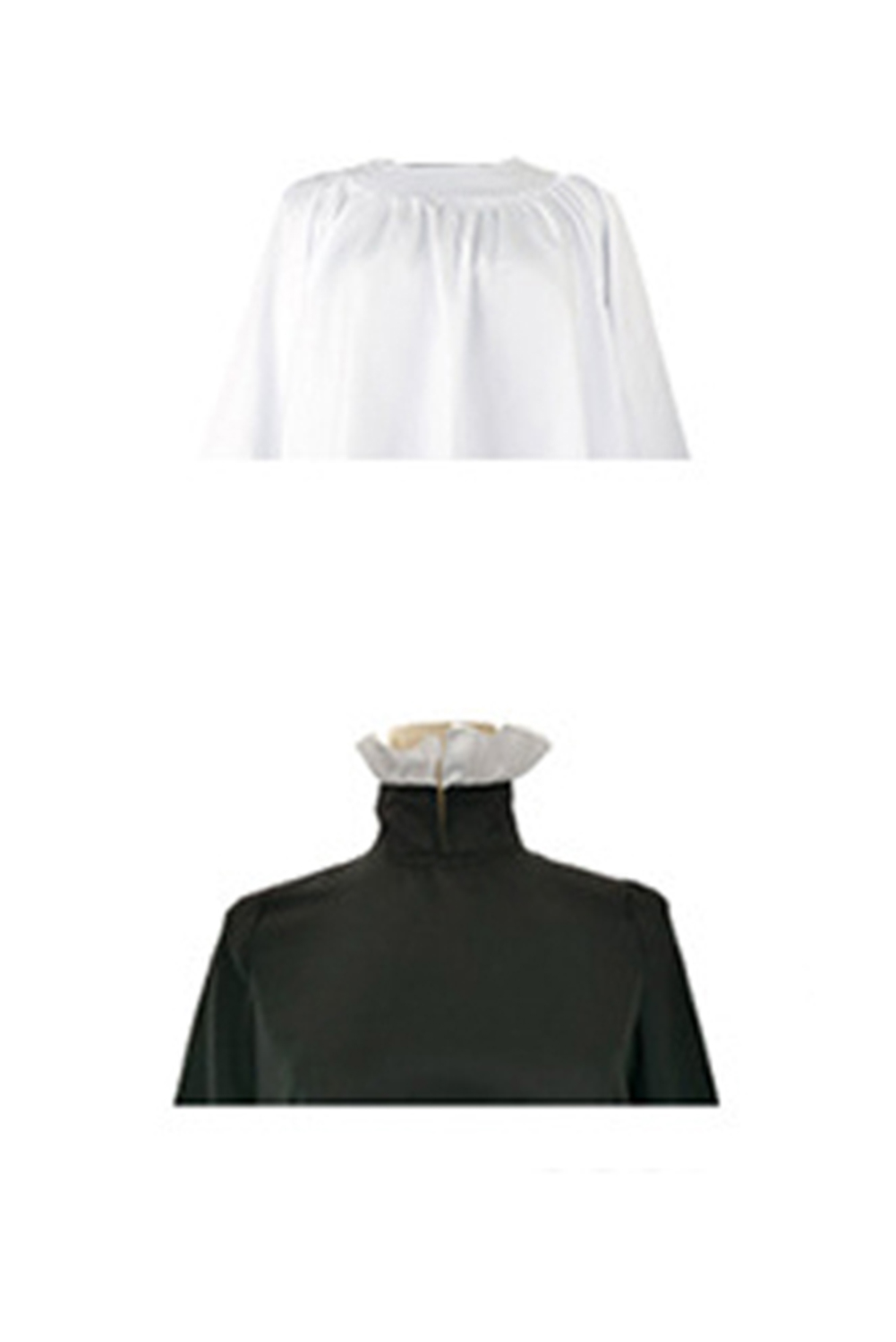 Movie Beetlejuice 2024 Preacher White Robe Priest Uniform Outfits Halloween Carnival Suit Cosplay Costume