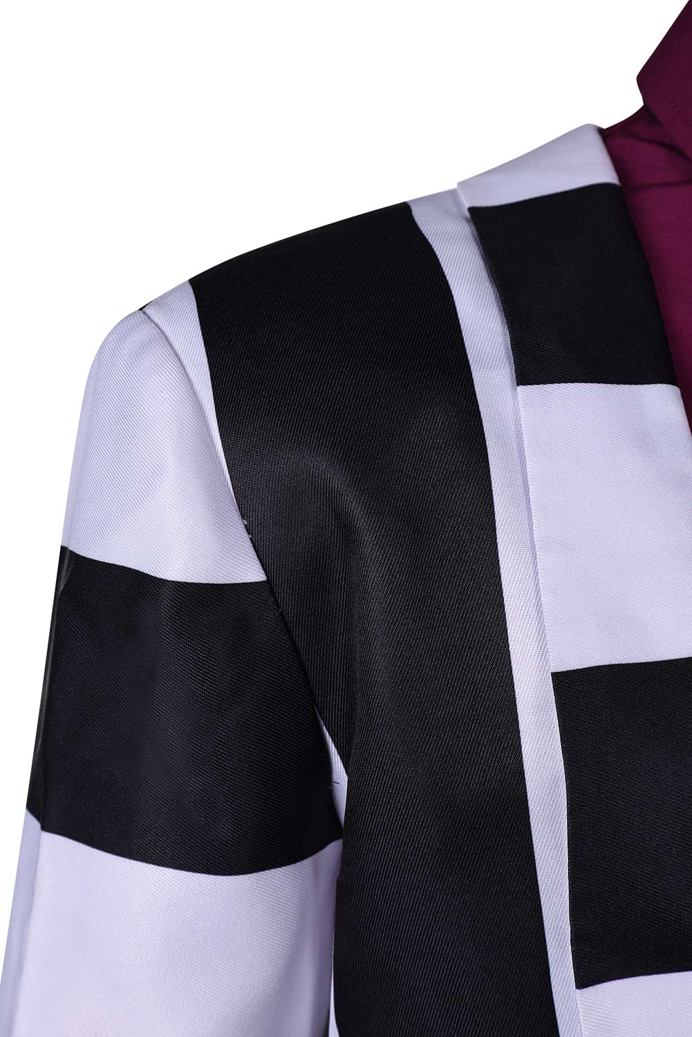 Movie Beetlejuice Beetlejuice 2024 Striped Suit Outfits Halloween Carnival Suit Cosplay Costume