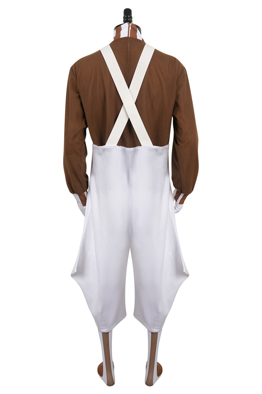 Movie Charlie and the Chocolate Factory Gnome Dwarf Worker Outfits Halloween Carnival Cosplay Costume